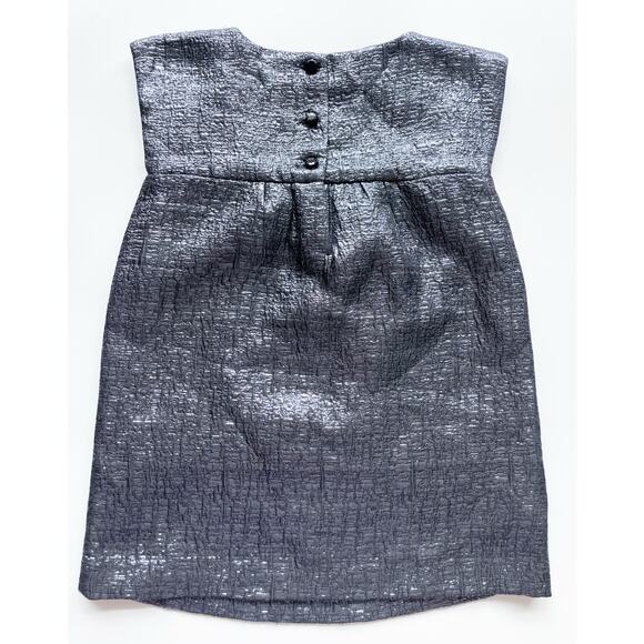 Toddler Girl's Gap Metallic Special Occasion Dress Size 2T - Picture 3 of 4